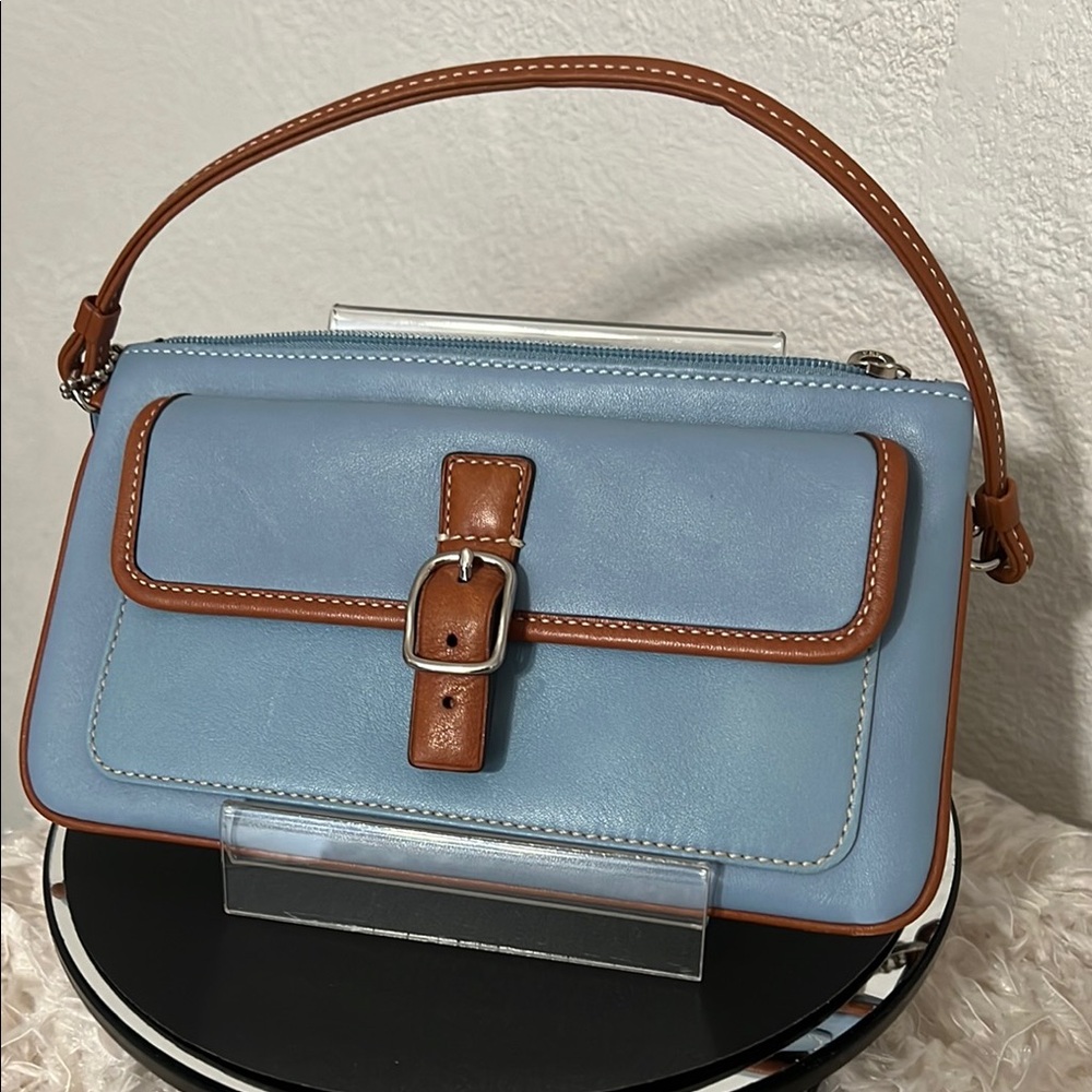 Coach Hamptons Spectator Wristlet Clutch Vintage EUC